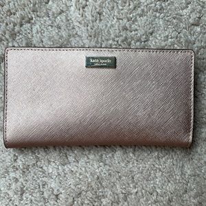 Rose gold Kate Spade Wallet